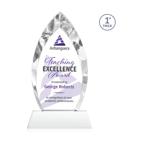 VividPrint™ Award on Base - Marinello/White 12½"