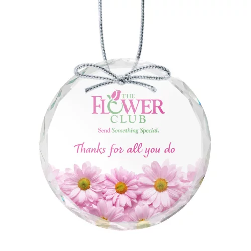 VividPrint™ Ornament - Optical Round 3"