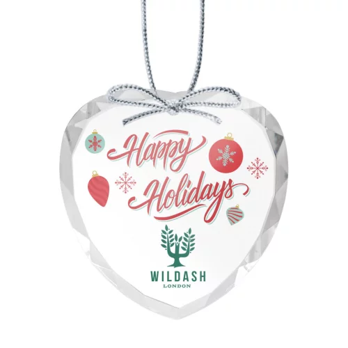 VividPrint™ Ornament - Optical Heart 3"