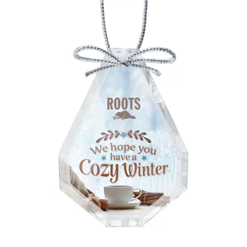 VividPrint™ Ornament - Optical Teardrop 3"