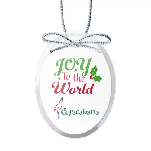 VividPrint™ Ornament - Starfire Oval 4"