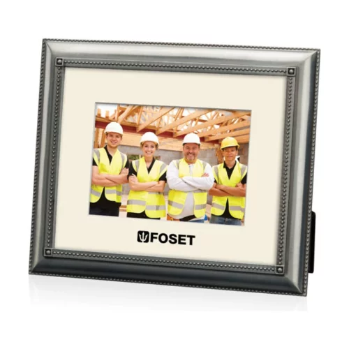 Protea Frame - Antique Pewter/Cream 5"x7"