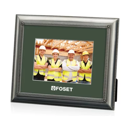 Protea Frame - Antique Pewter/Forest Green 5"x7"