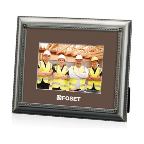 Protea Frame - Antique Pewter/Chestnut 5"x7"