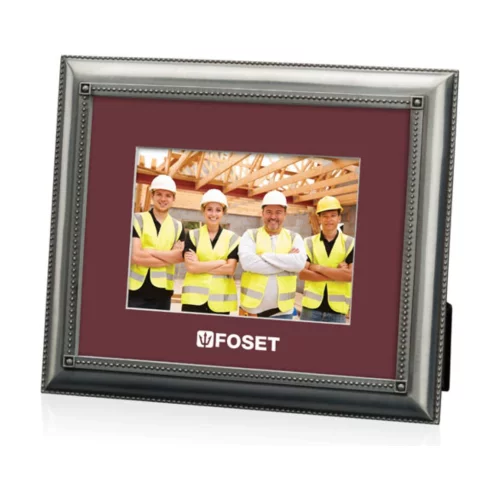 Protea Frame - Antique Pewter/Crimson 5"x7"