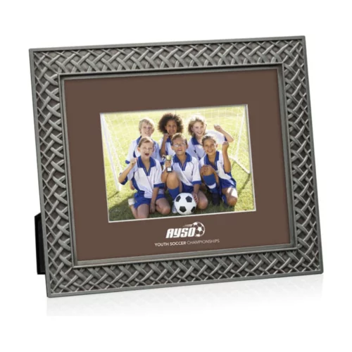 Camilla Frame - Antique Pewter/Chestnut 5"x7"