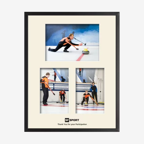 Dubois 3 Picture Frame - Black/Cream