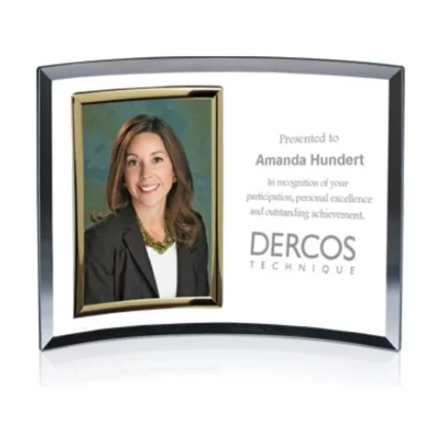 Crescent Frame - Vertical Gold 4"x6"