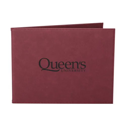 Porte-certificat en similicuir - 8½"x11" Rose