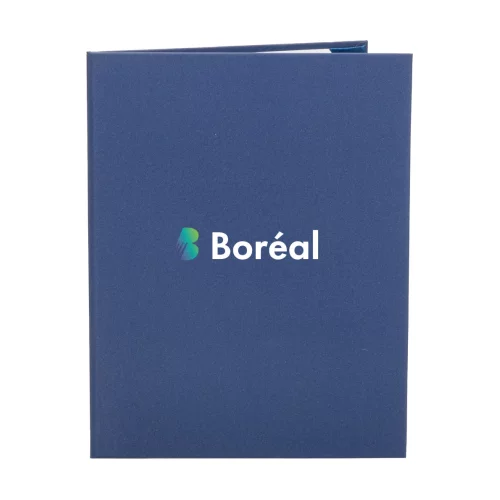 Porte-certificat Bristol - 8½"x11" Bleu