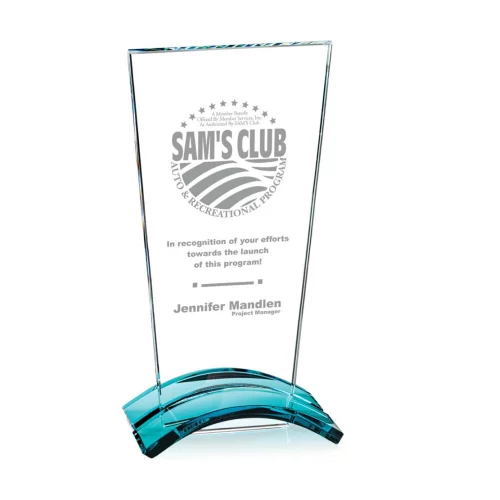 Tonia Award - Starfire/Teal 10"