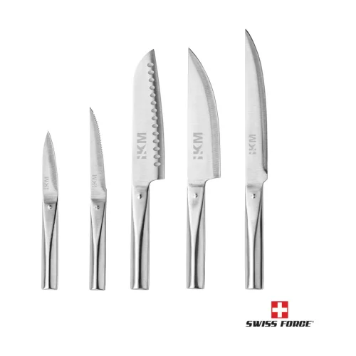 Swiss Force® Langham 5pc Knife Set - Silver