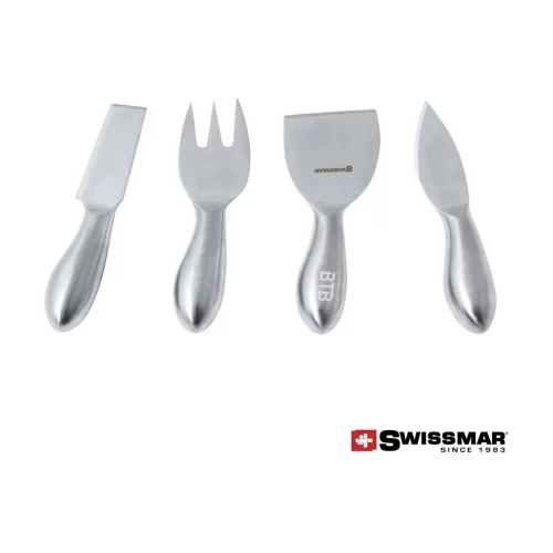 Ensemble de couteaux à fromage Swissmar® 4 pièces - Acier inoxydable