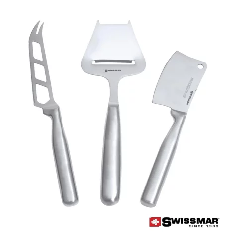 Ensemble de couteaux à fromage Swissmar® 3 pièces - Acier inoxydable