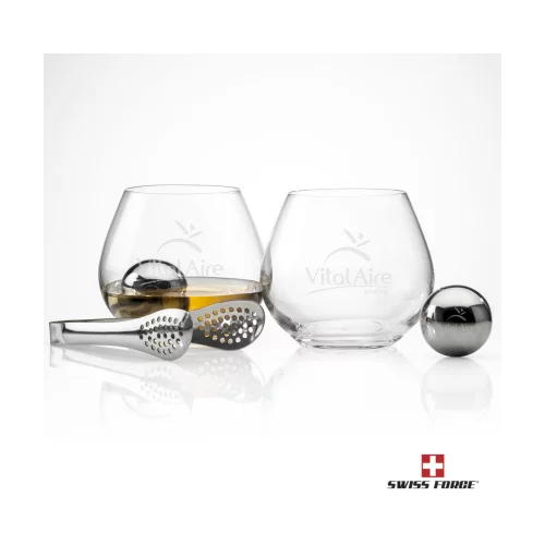 Boules en acier inoxydable Swiss Force® & 2 dégustateurs Blairgowrie