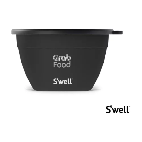 Ensemble de bol à salade S'well® - 64 oz Onyx