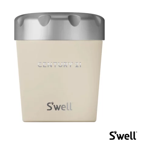 Refroidisseur de crème glacée S'well® - 16 oz Vanille