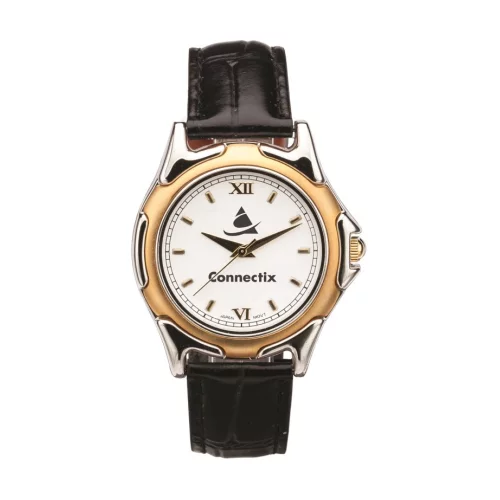 La montre St Tropez - Homme - Blanc/Or/Noir