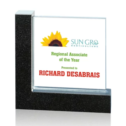 Marlowe Award - Starfire/Granite 6"x6"