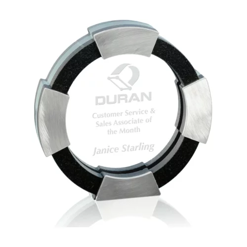 Madigan Award - Starfire/Granite/Aluminum 6" Diam