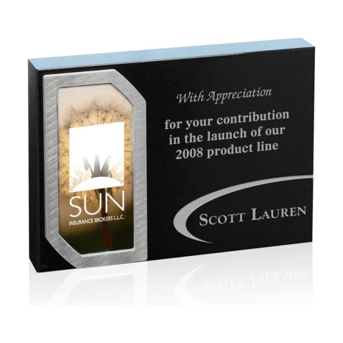Ramsey Award - Granite/Aluminum 5"x7"