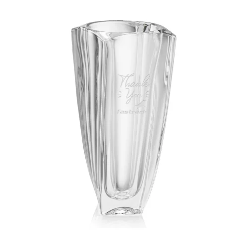 Vase Fiorella - 11" cristallin