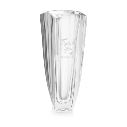 Vase Fiorella - 13" cristallin