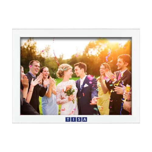 Luisa Frame - White/Silver 5"x7"