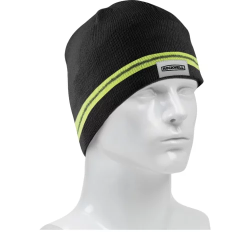 Winter Beanie with Reflective Stripe