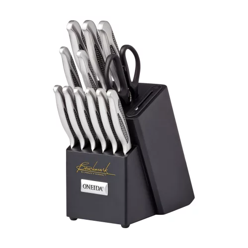 Oneida® 14 Piece Knife Set with Built-in Sharpener