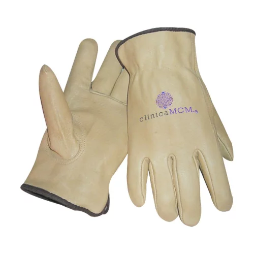 Gant en peau de porc isolé