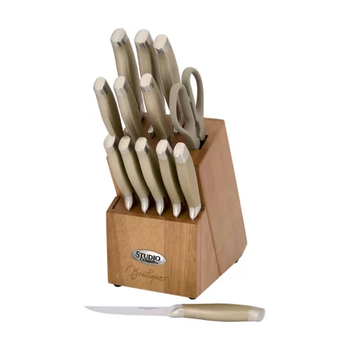 Studio Cuisine™ 14 Piece Peened Knife Block Set