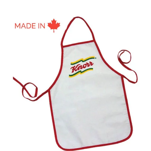 Tablier noir en polycoton