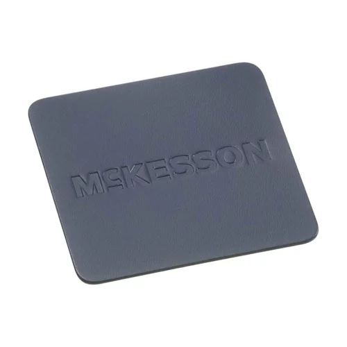 Sous-verre carré en cuir synthétique avec coins arrondis