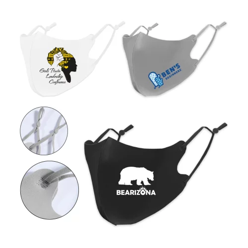 Masque facial réutilisable unisexe ajustable