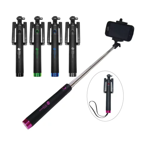 Perche à selfie Bluetooth pliable