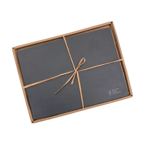 Plat de service rectangulaire en ardoise