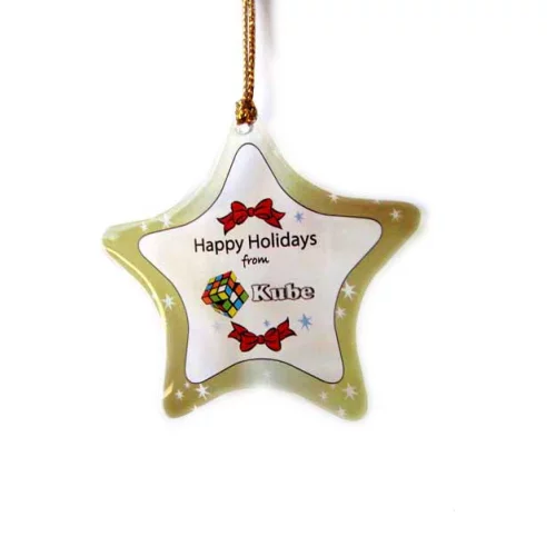 Holiday Shatterproof Ornament (6.1 to 7 Square Inch with Dome )