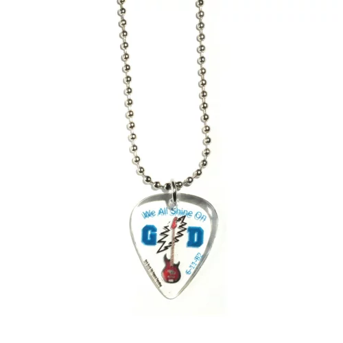 Guitar Pick / Plectrum - Standard Size Pick on Ball Chain Necklace