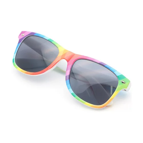 Lunettes de soleil à monture arc-en-ciel