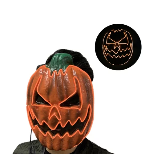 Halloween Pumpkin Light Up Mask