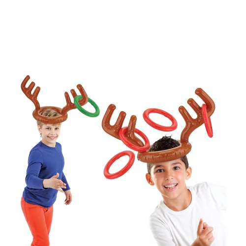 Serre-tête gonflable avec des bois à lancer