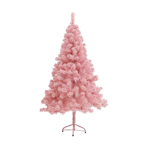 Pink Flocking Christmas Tree