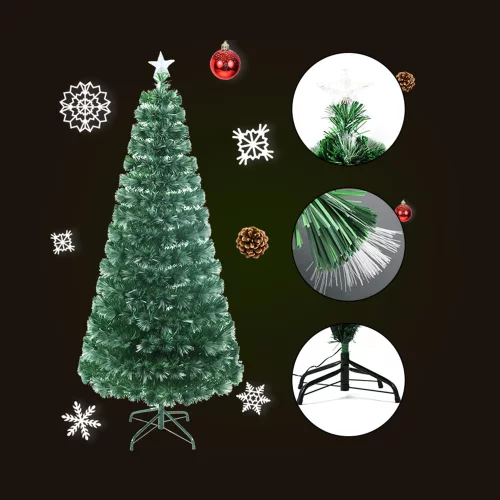 Colorful Fiber Optic Christmas Tree With Light