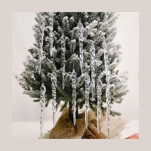 Christmas Artificial Icicle Pendant/ Tree Decorations
