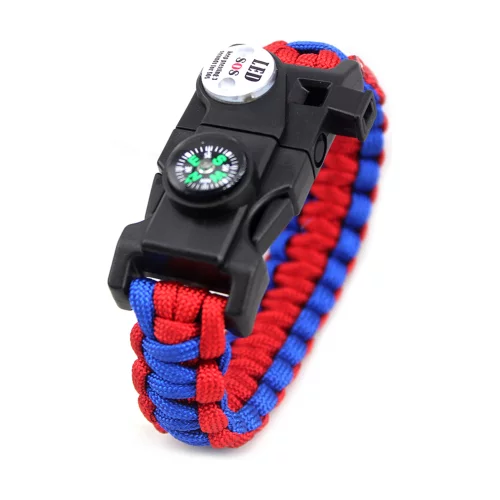 Bracelet de survie multifonctionnel pour l'extérieur