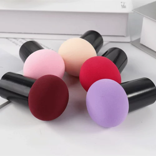 Éponge à maquillage en forme de champignon / Poudre pour le visage