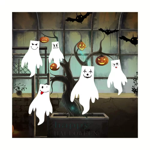Drapeau en forme de fantôme pour Halloween