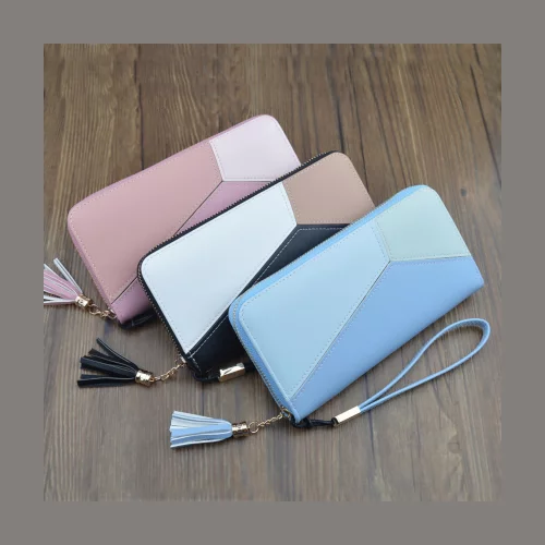 Portefeuille en patchwork