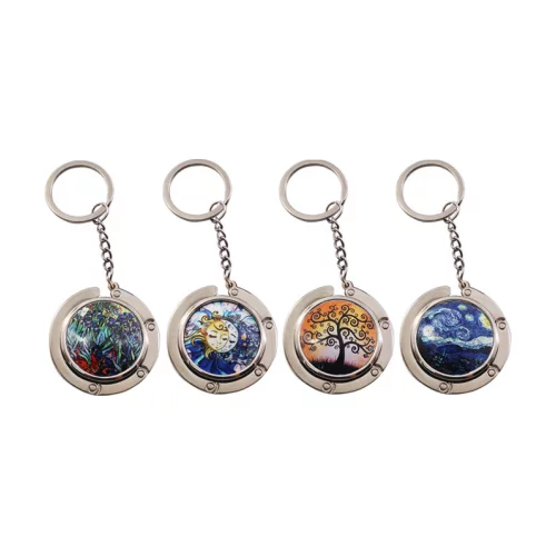 Crochet de sac à main portable pliable